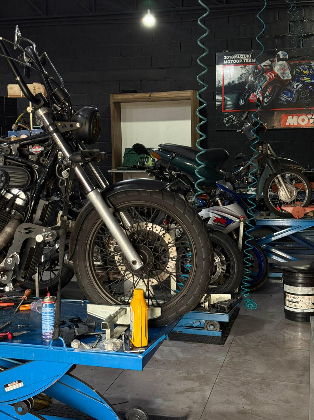 OFICINA PATA MOTO DE BAIXA E ALTA CILINDRADA